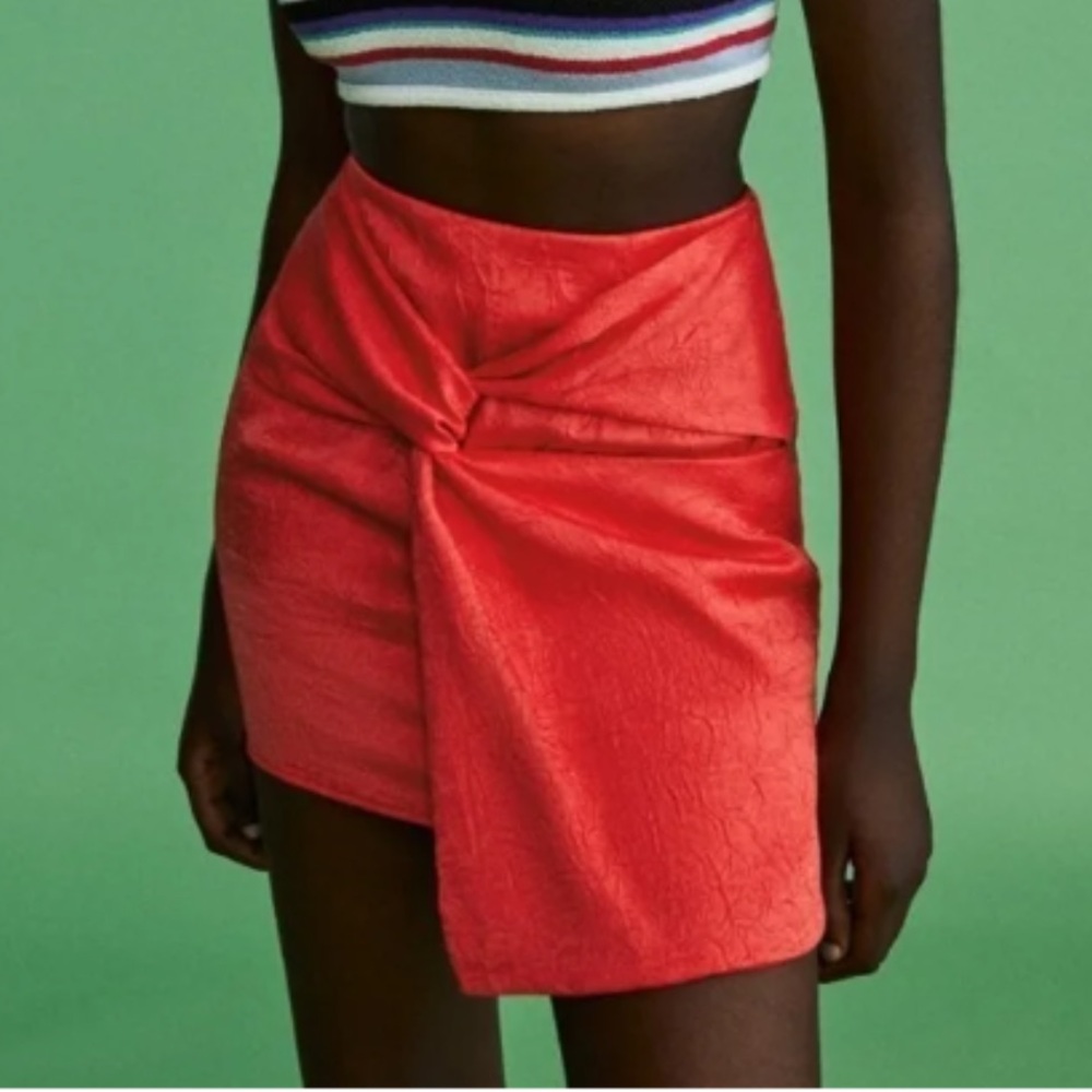 Zara Red Skirt